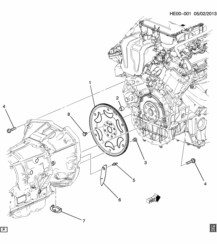 GM 12727438 PLATE ASM-A/TRNS FLEX
