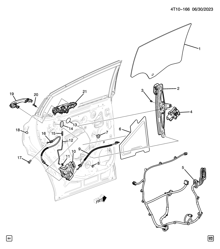 GM 42732448 REGULATOR ASM-RR S/D WDO