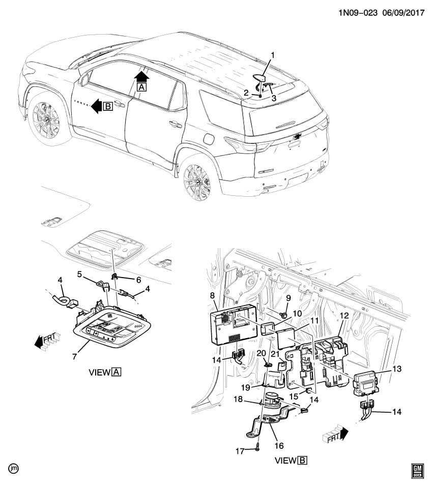 GM 84190293 HOUSING-REGULATORY EMER CALL BACKUP SPKR