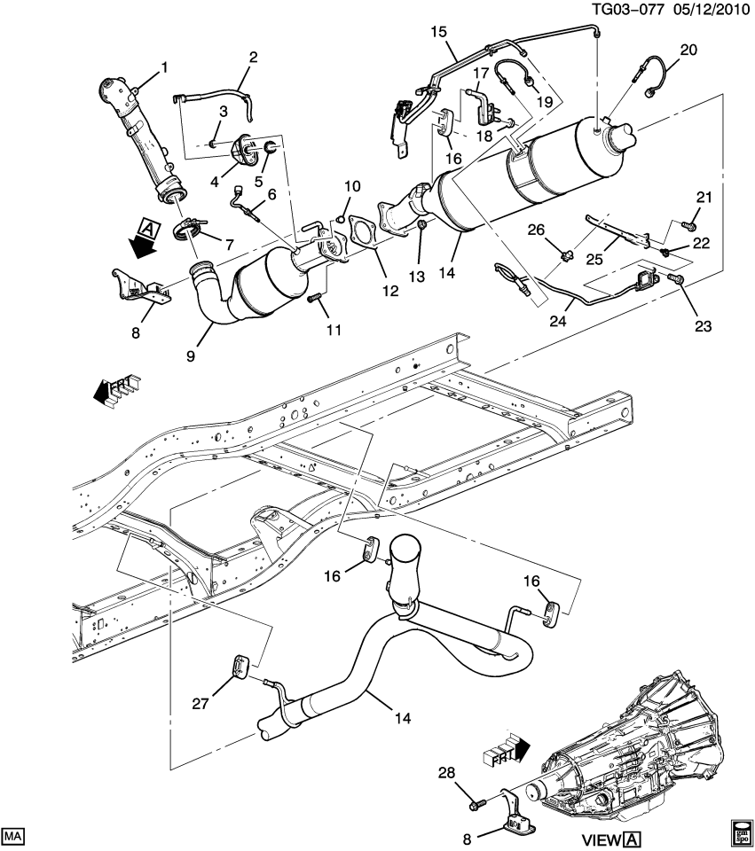 GM 20893333 Bracket Asm-Nitrogen Oxide Sensor
