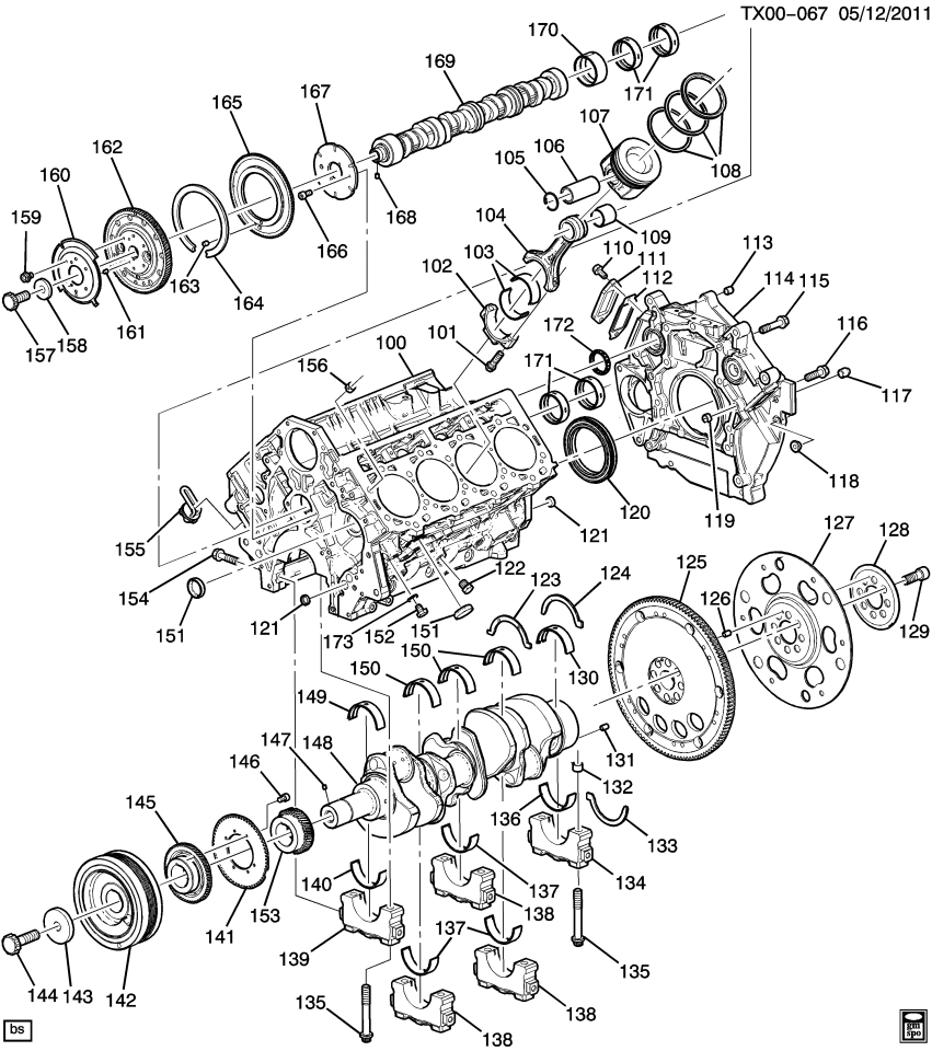 GM 12678604 Plate-Camshaft Thrust