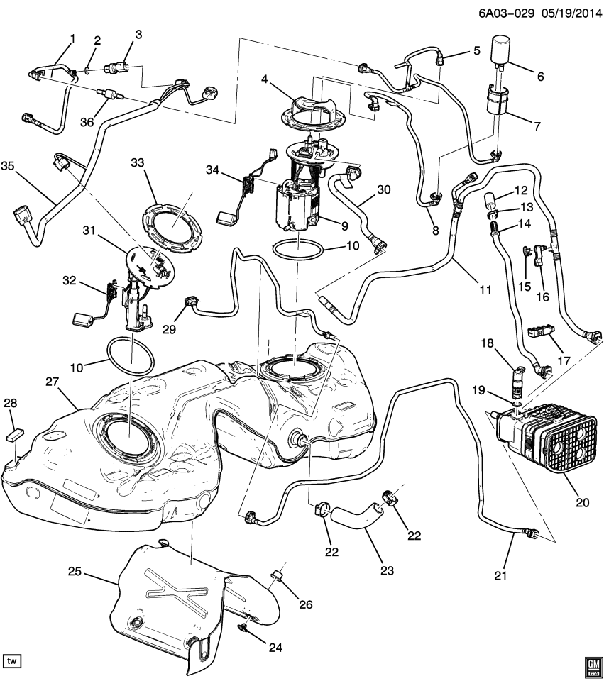 GM 23189394 Pipe-Fuel Feed