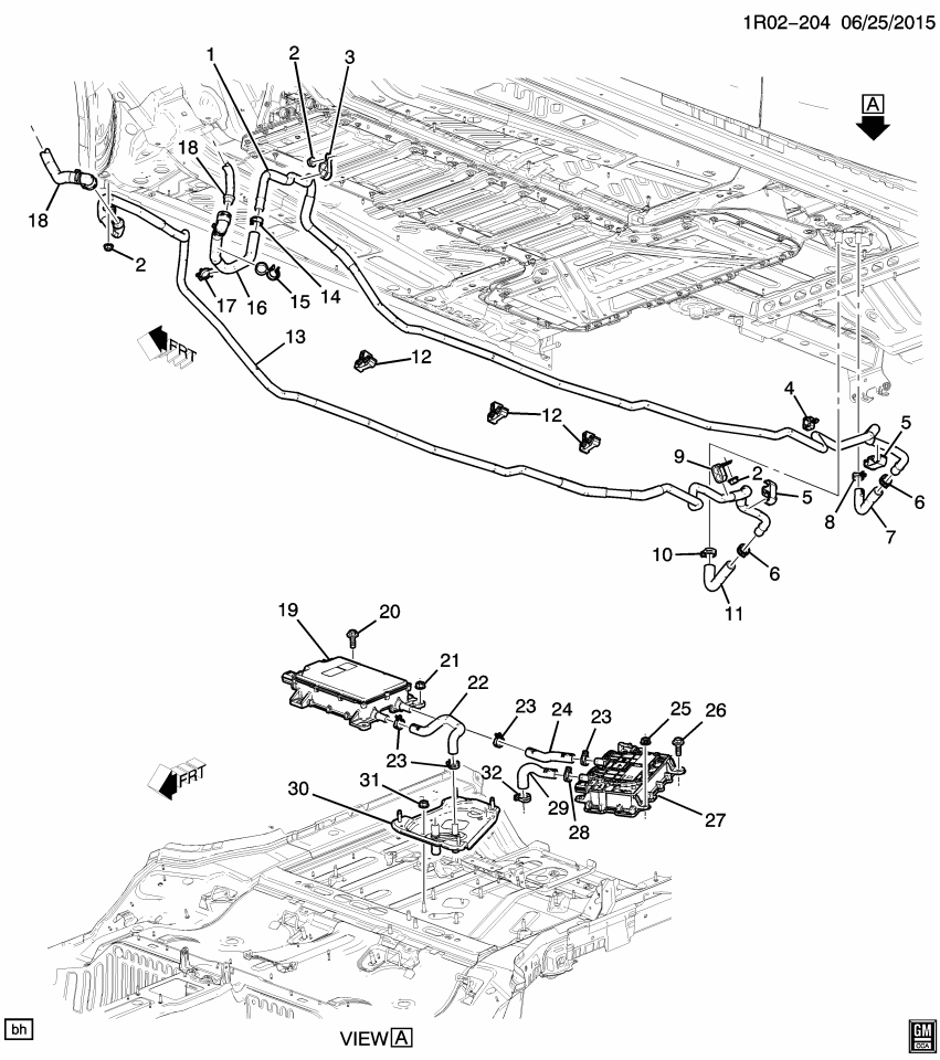 GM 20893318 Clip Asm-Heater Outlet Hose