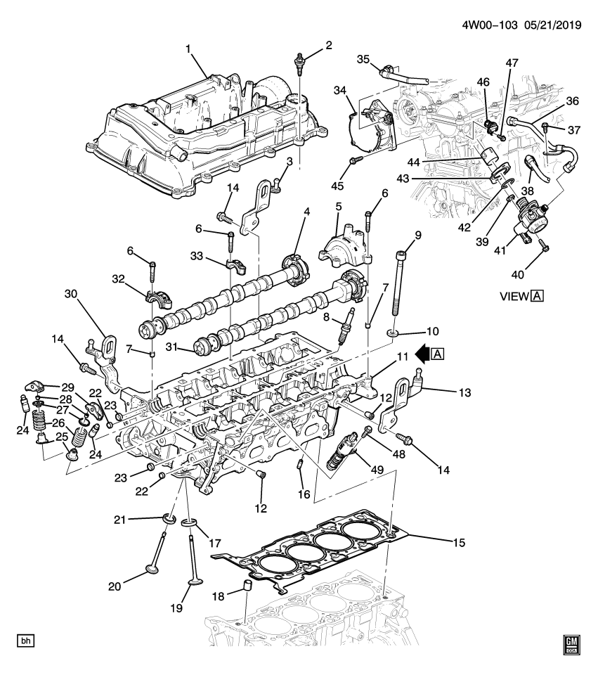 GM 55590852 BRACKET, ENG LIFT & SIGHT SHLD