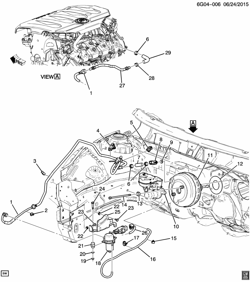 GM 22779531 Bracket-Power Brake Booster Pump