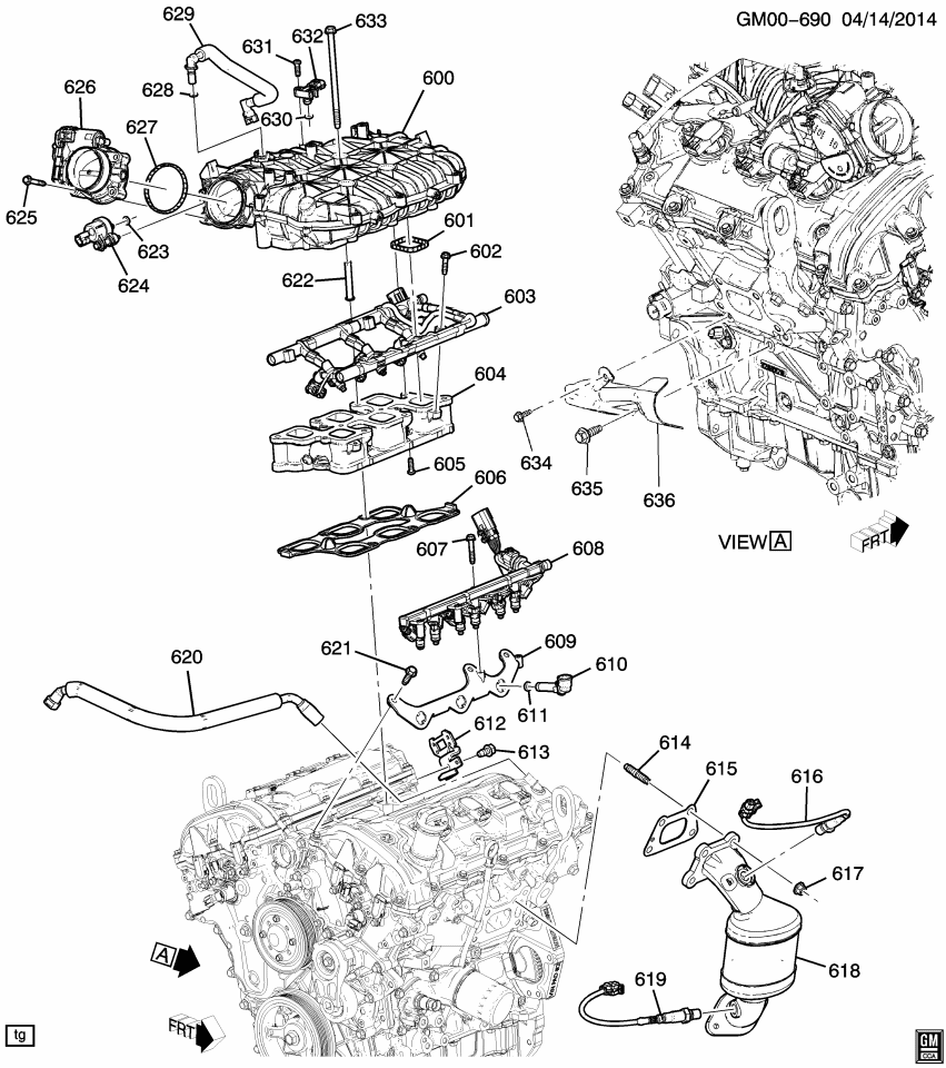 GM 92270167 Bracket, Multiport Fuel Injector