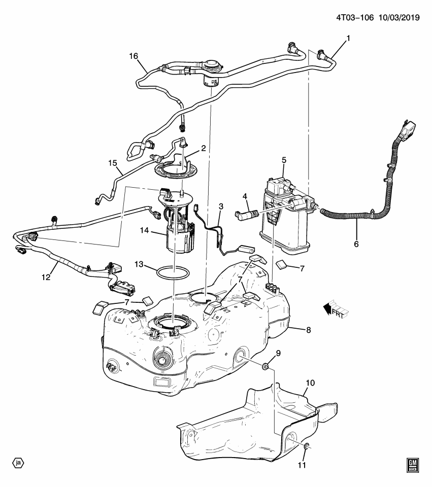 GM 42783076 MODULE KIT-F/TNK F/PMP