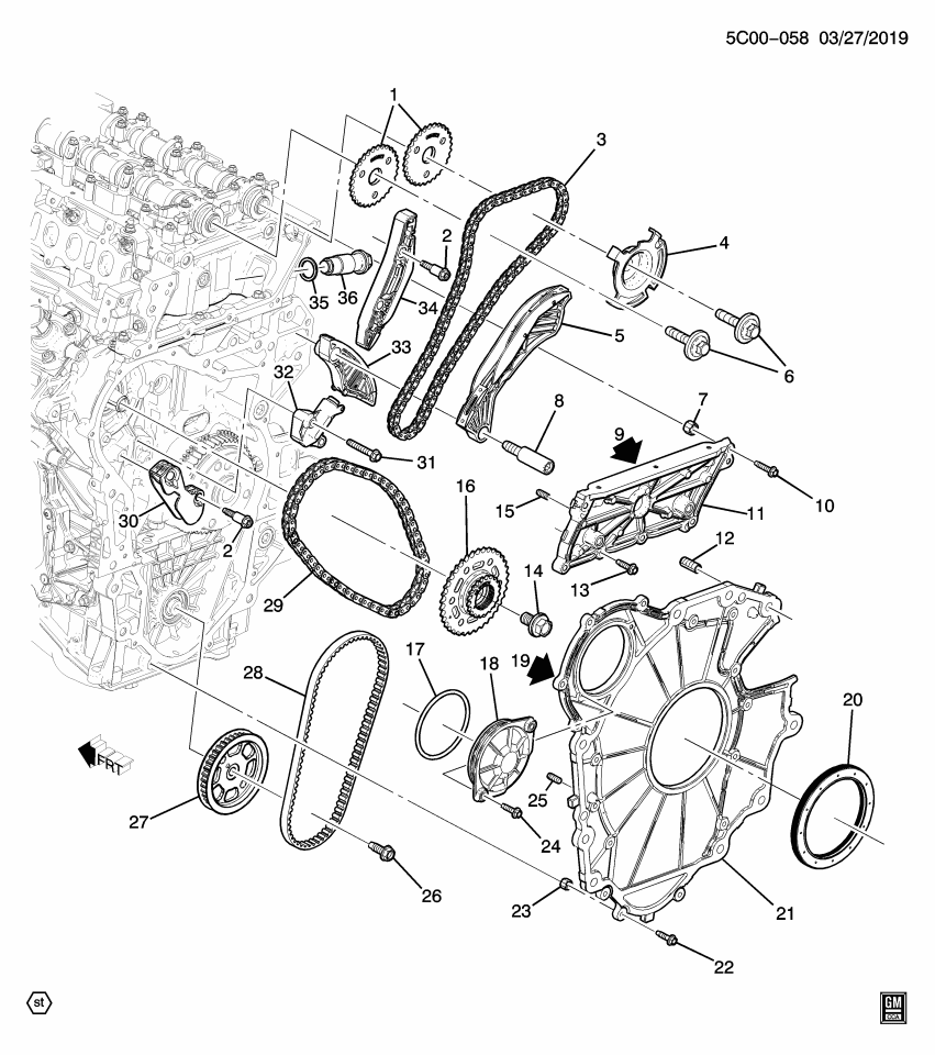 GM 55489218 Camshaft Gear