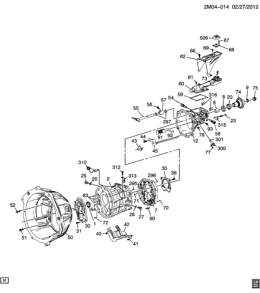GM 89059753 Socket, Shift Control Lever