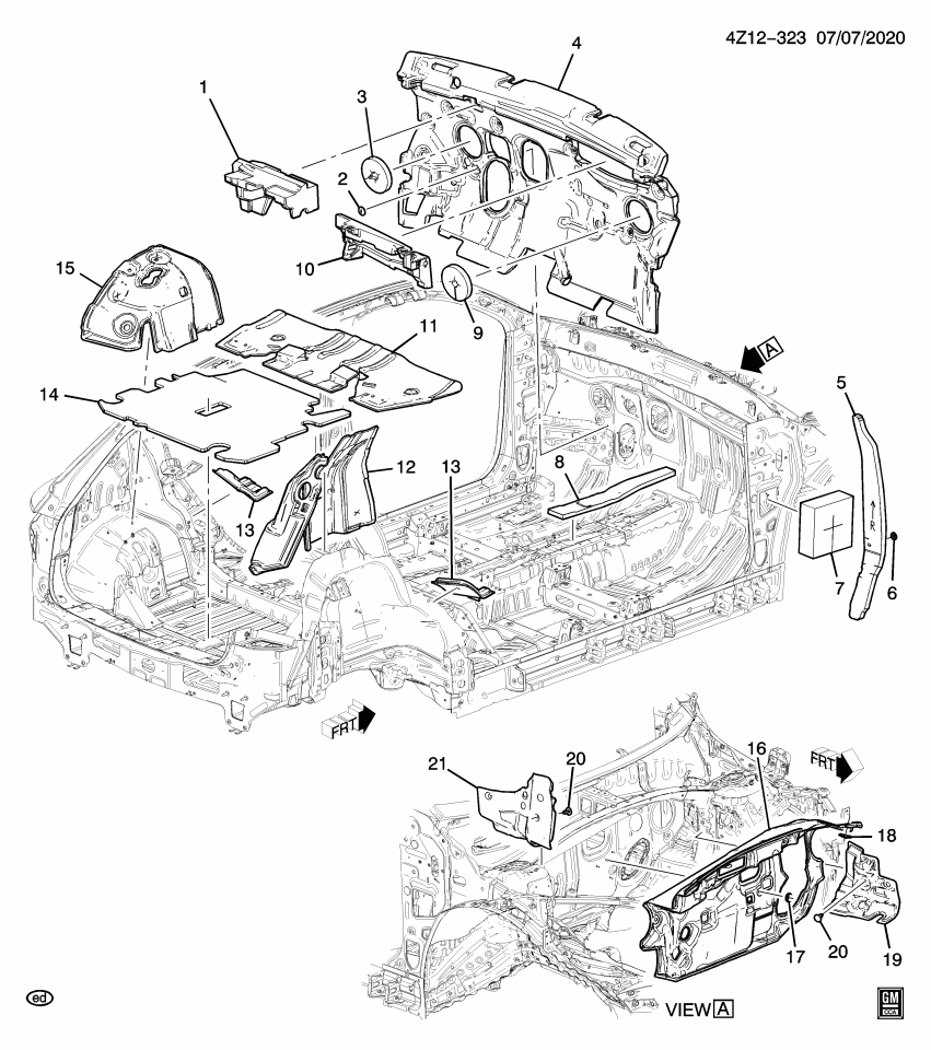 GM 39128215 INSULATOR-I/P LWR