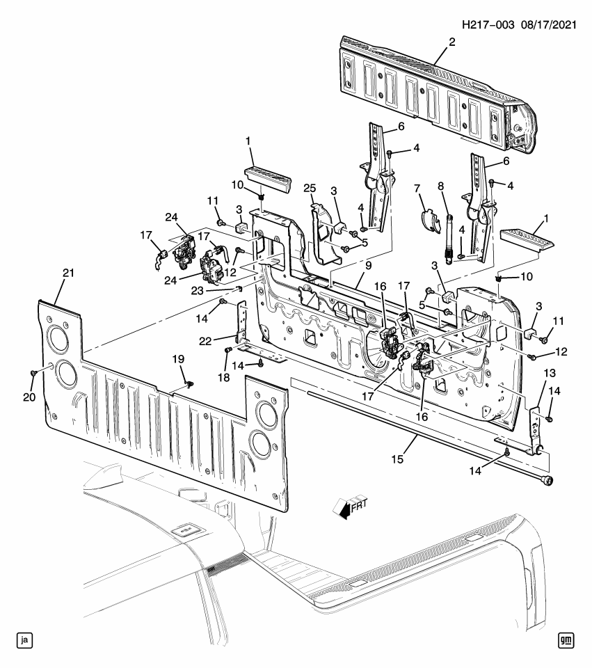 GM 11547696 Control Cable Bolt