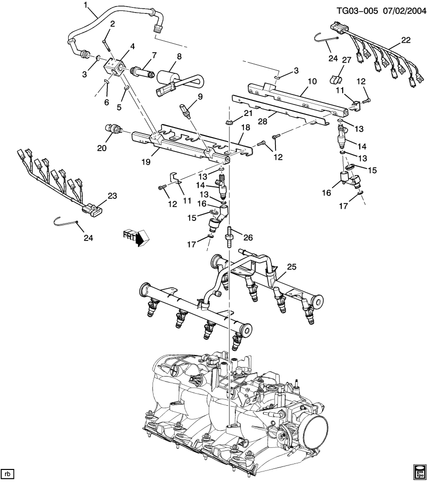 GM 52371679 S-Clip Cannister Purge Line