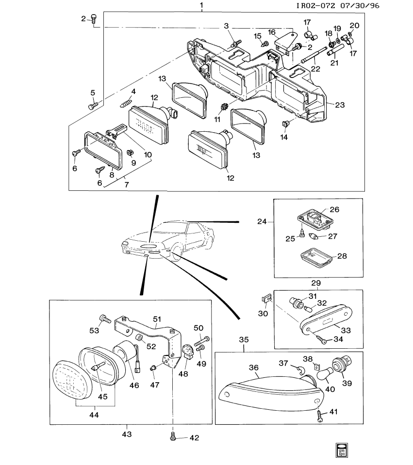 GM 97044618 Nut, Headlamp Bracket