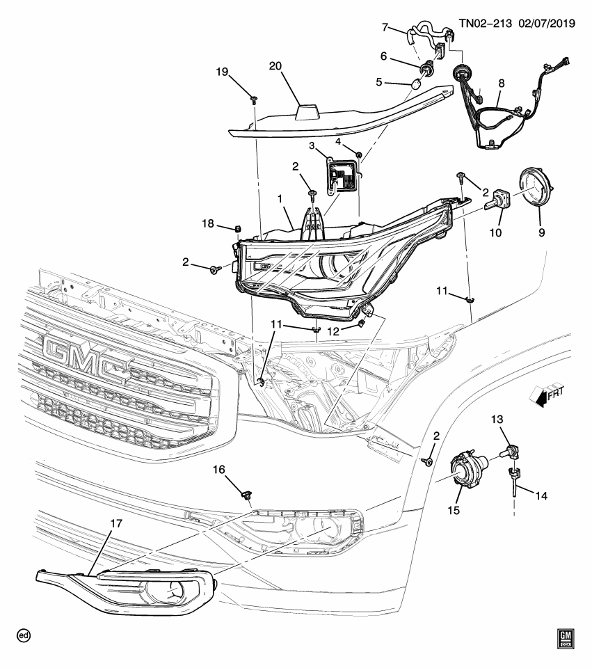 GM 84649042 SEAL-HDLP
