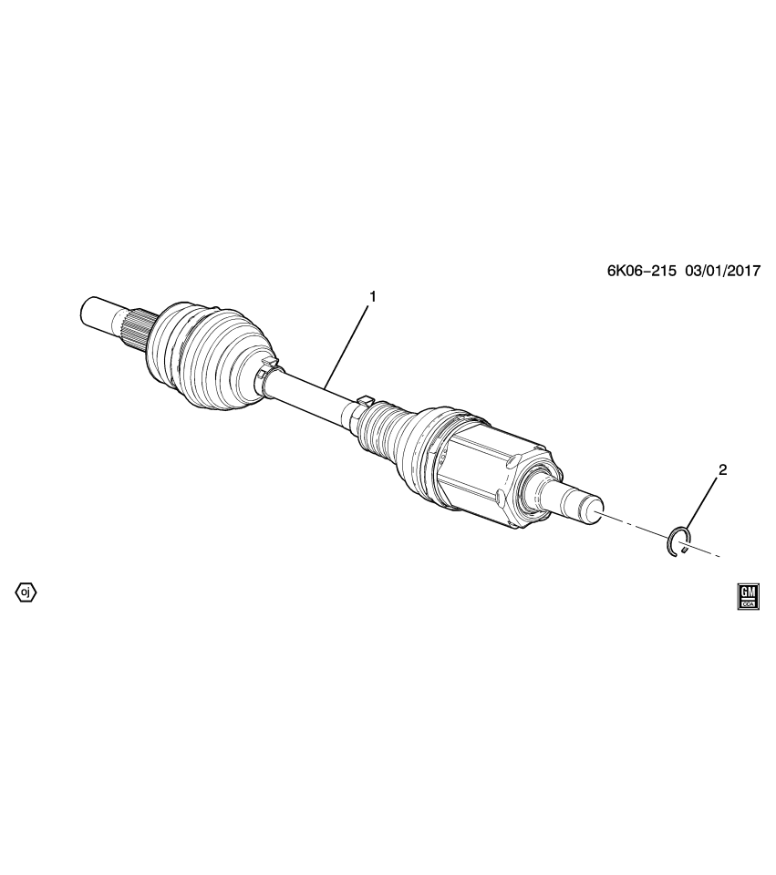 GM 84210850 Ring-Front Wheel Drive Shaft Retainer