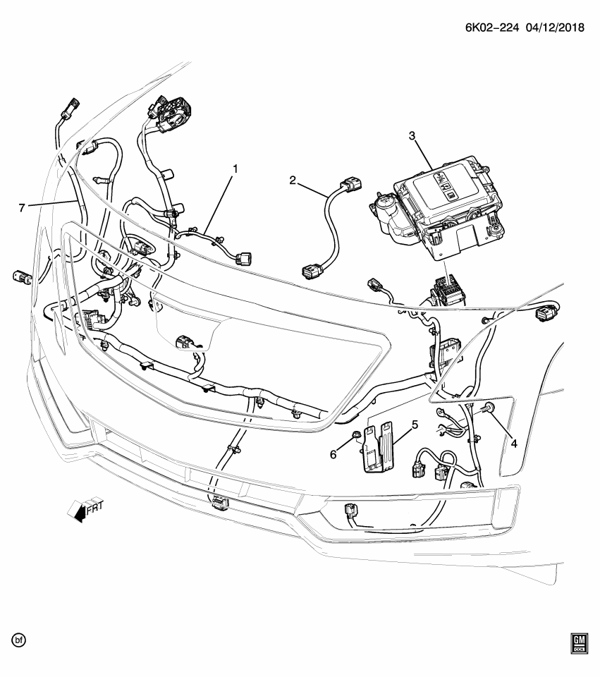 GM 84134519 Harness Asm-Fwd Lamp Wiring
