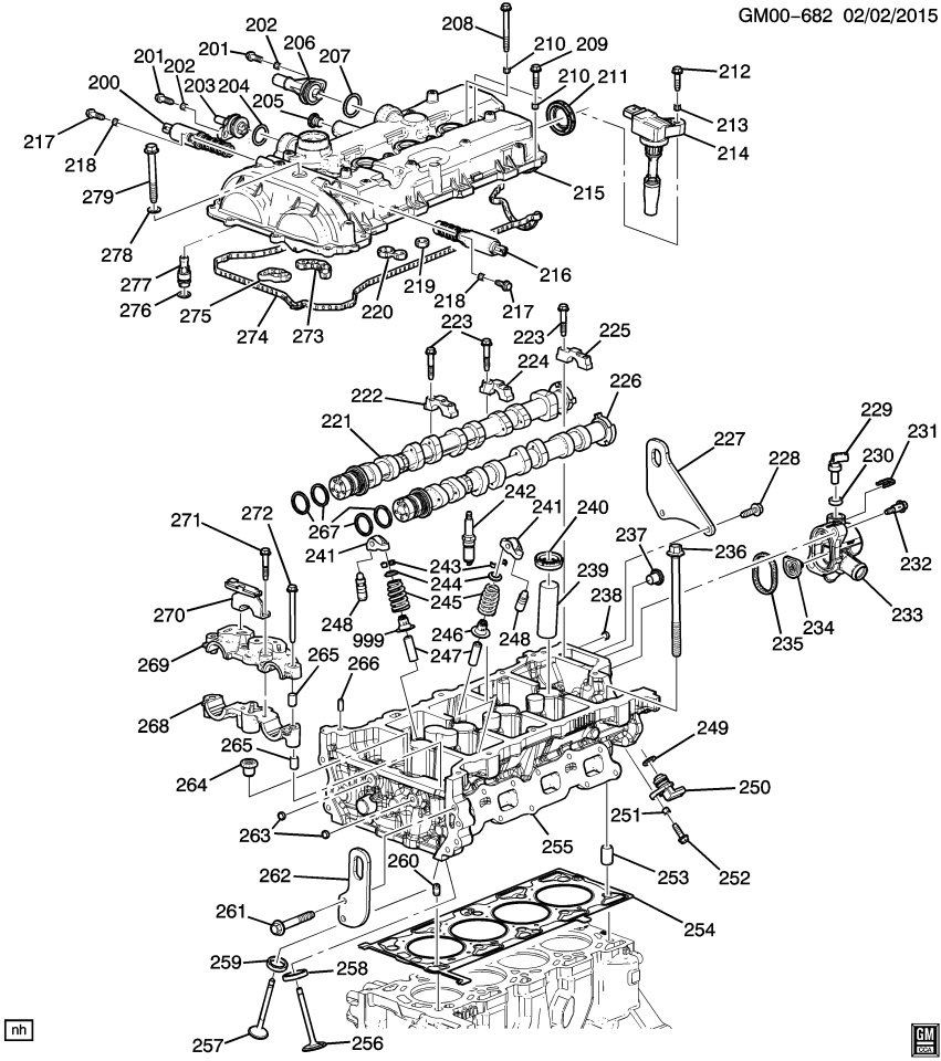 GM 12643420 PCV Valve
