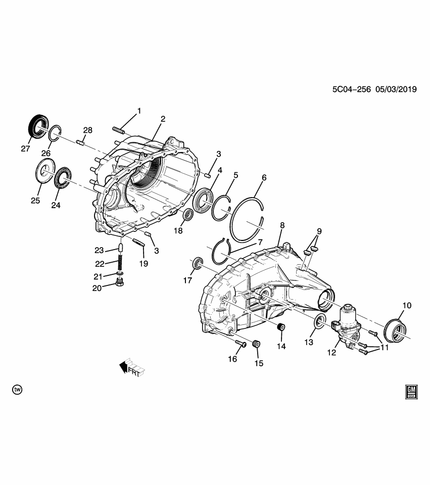 GM 84368195 Output Shaft Seal