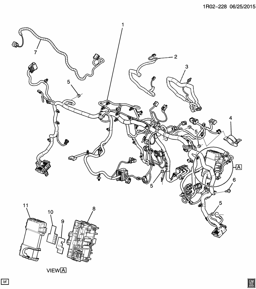 GM 23322678 Housing-Instrument Panel Wiring Harness Junction Block