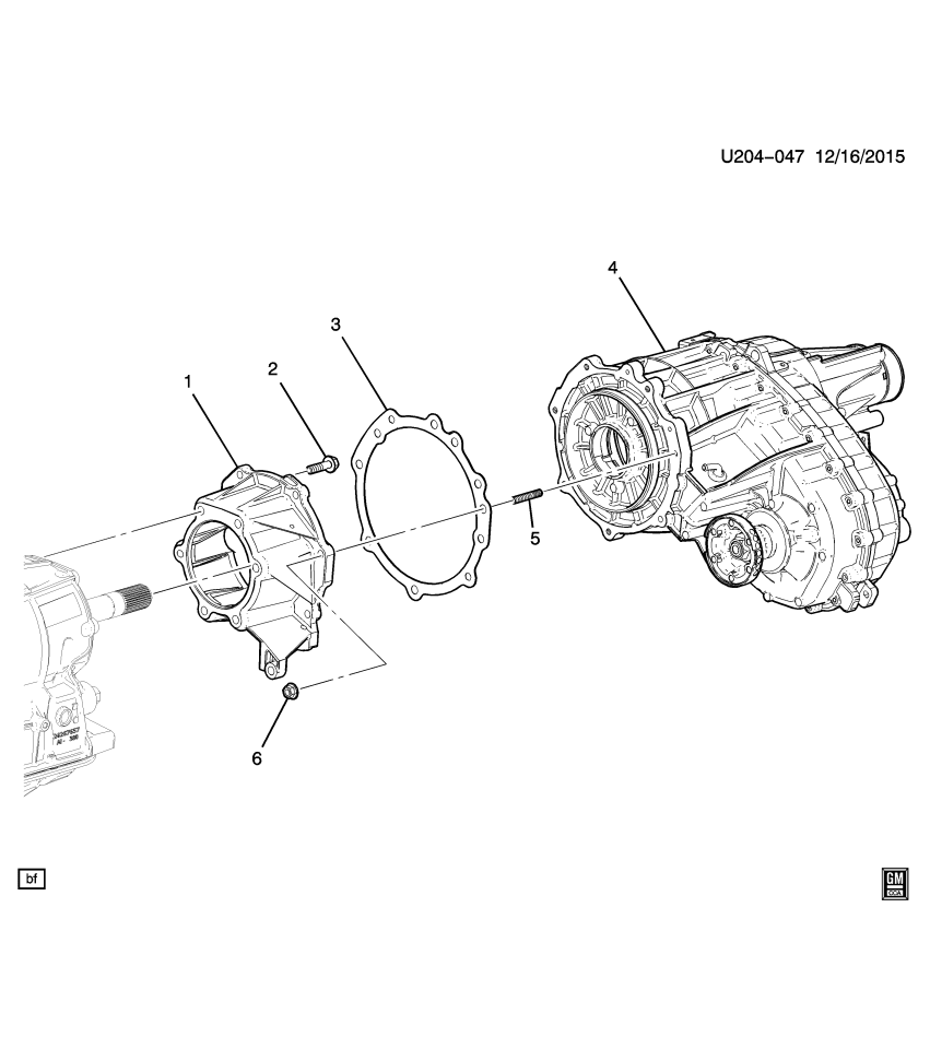 GM 84244085 Adapter-Transfer Case