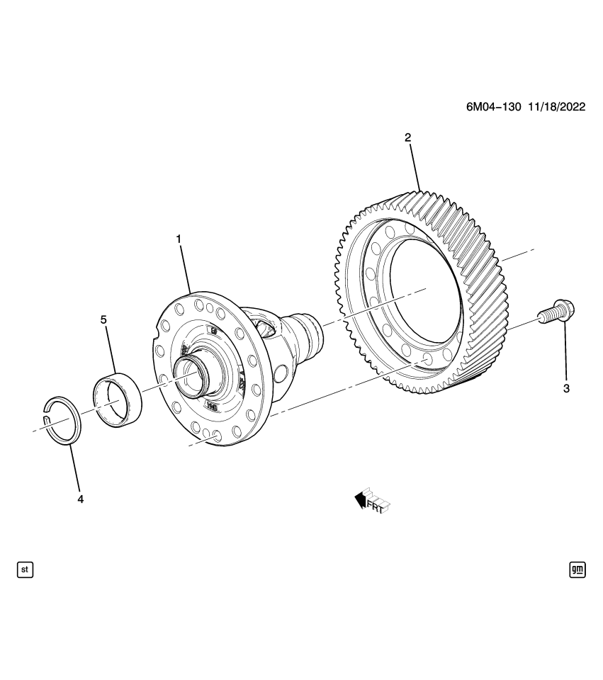 GM 24052043 CARRIER ASM-A/TRNS DIFF