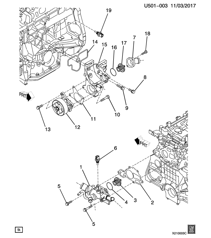 GM 19317441 Sensor Asm, Engine Oil Temperature