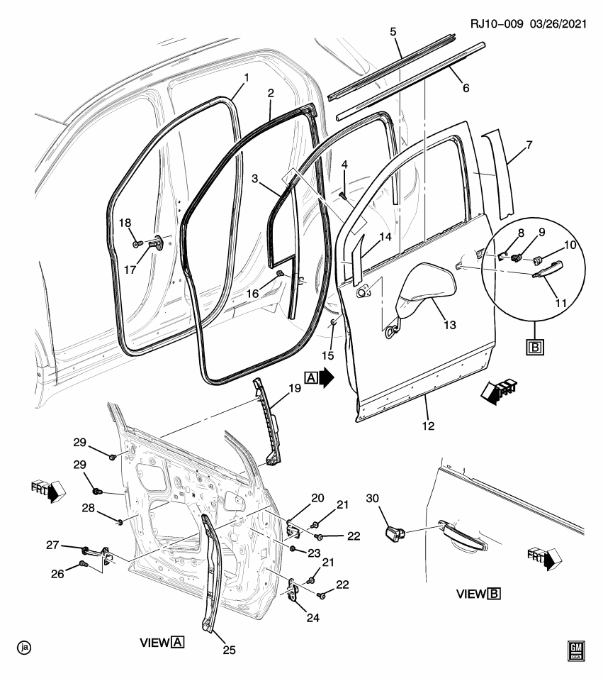 GM 95422664 Fixed Glass