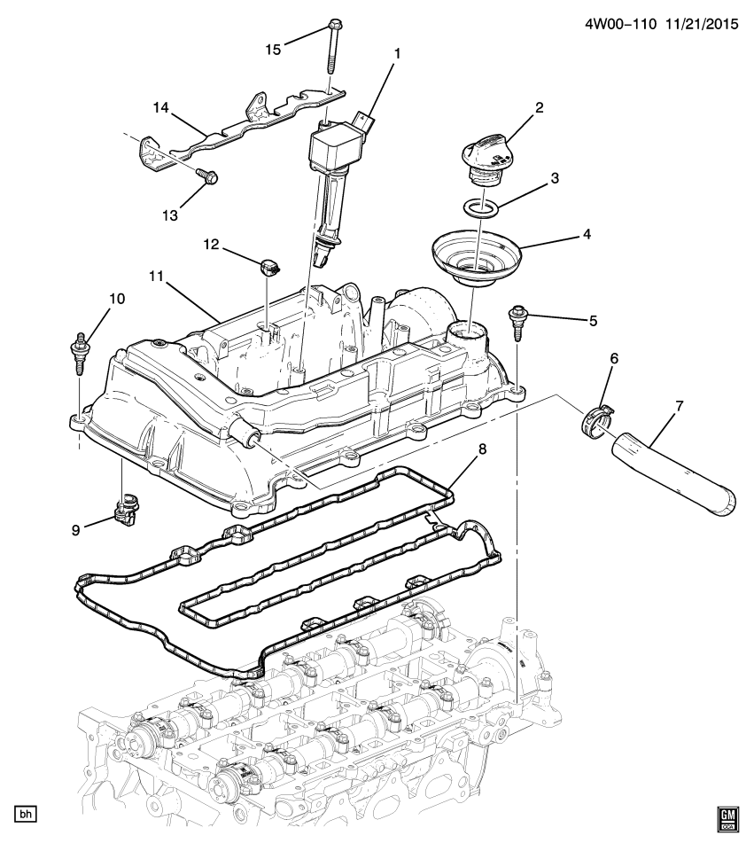 GM 55569828 Bolt/Screw-Camshaft Cover