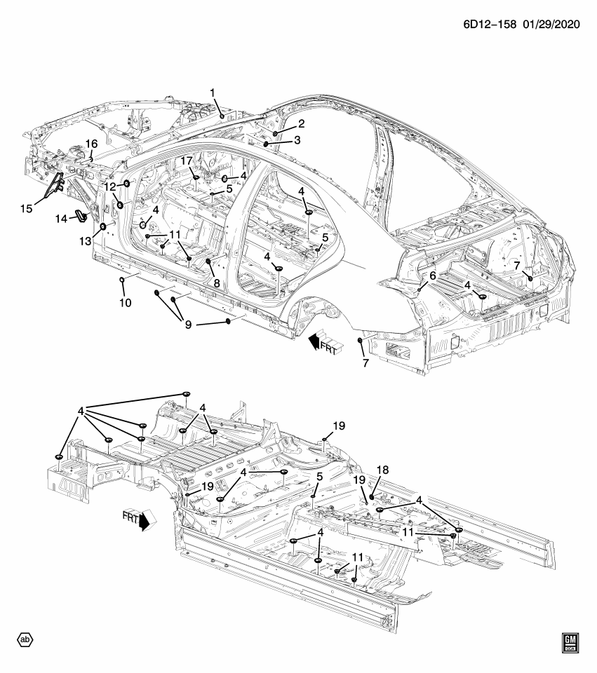 GM 84491748 BAFFLE ASM-F/CMPT S/RL