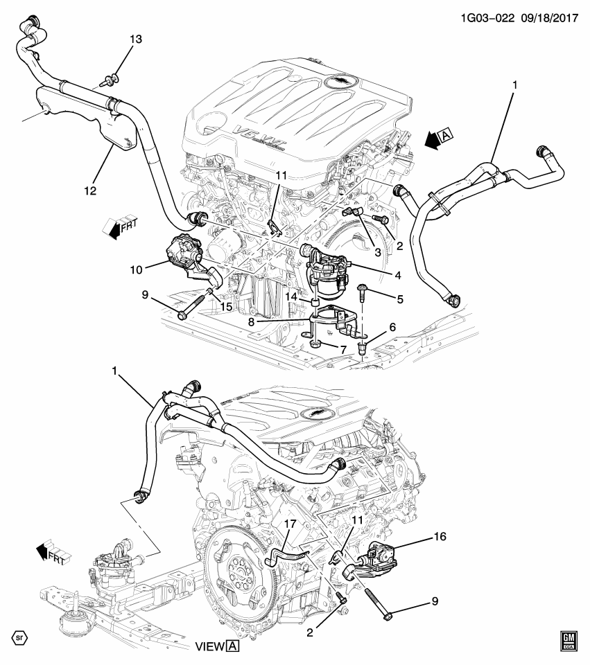 GM 23463876 Insulator, Secondary Air Injection Pump