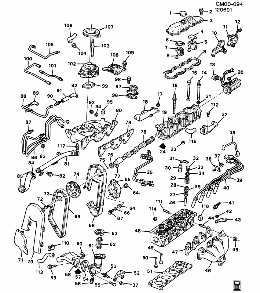 GM 90128720 Valve Retainer