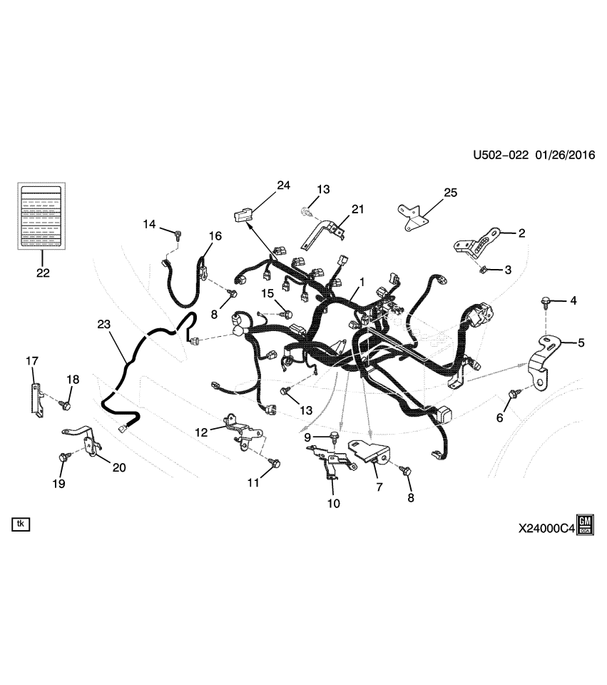 GM 19317899 Plug Inductance Coil