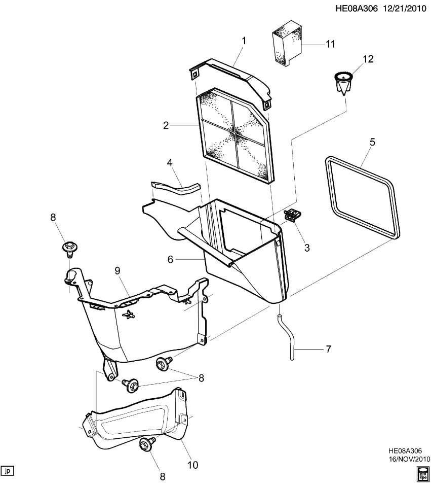 GM 92246480 Seal-Air Inlet Housing