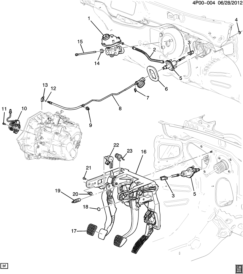 GM 13107446 Retainer, Accelerator Control Cable Lever