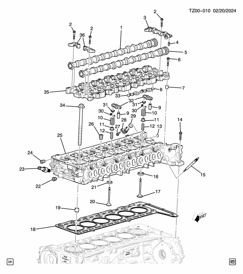 GM 55515640 Rocker Arms