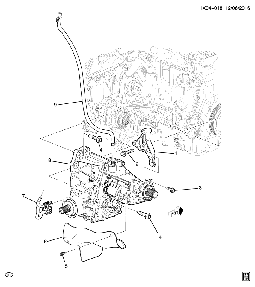GM 84528613 HOSE-PWR TRFER U VENT