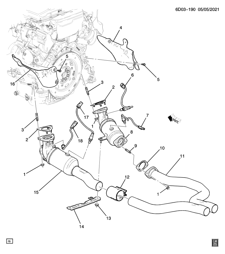 GM 12702906 BRACKET-CTLTC CONV BR