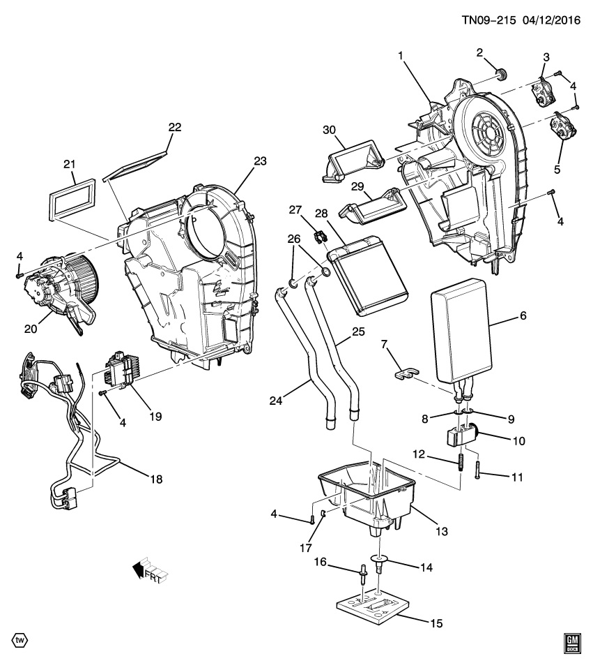 GM 23224322 Expansion Valve