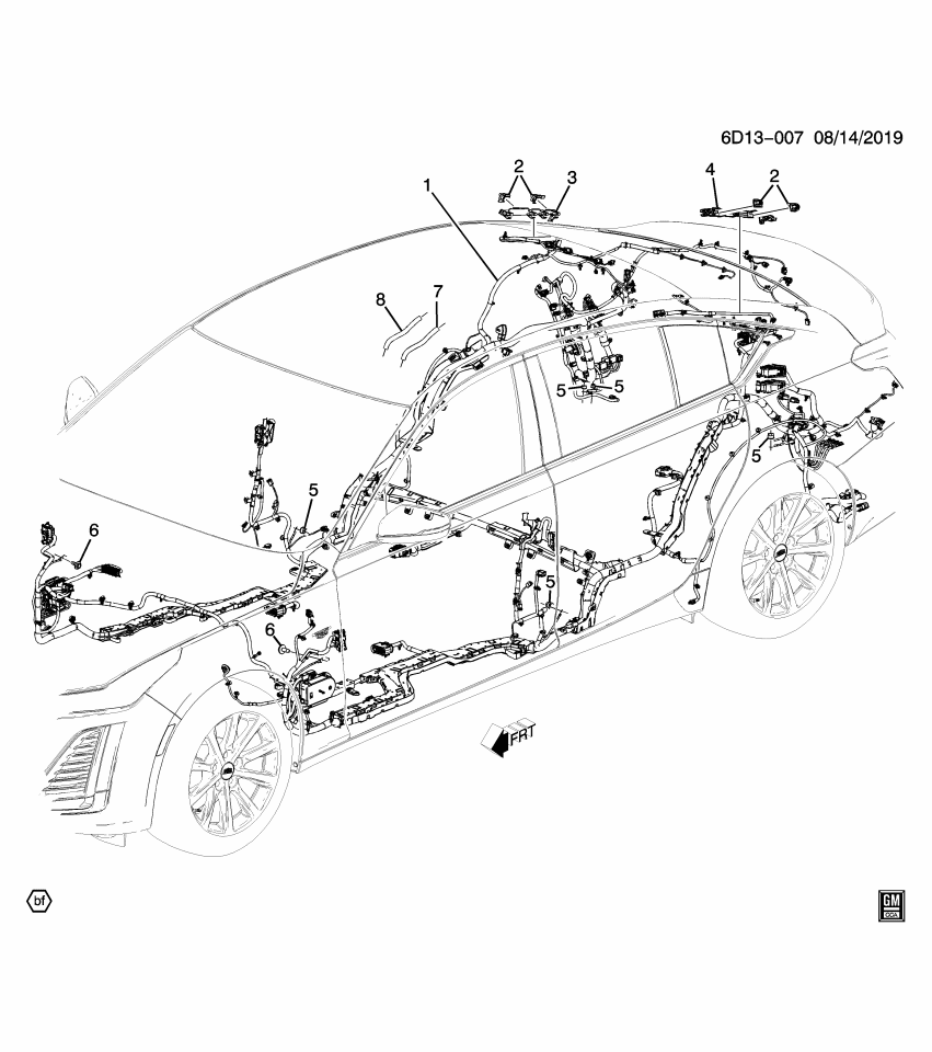 GM 84759675 CABLE ASM-HIGH SPD DATA