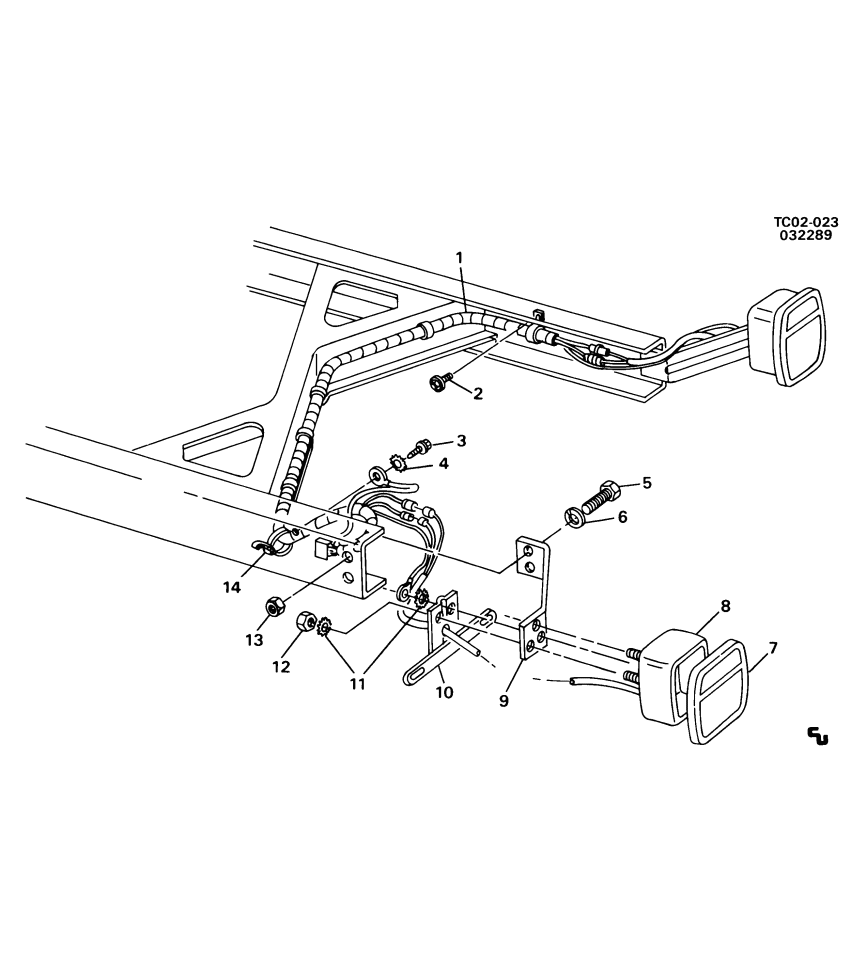 GM 370875 Bracket-Rear License Plate