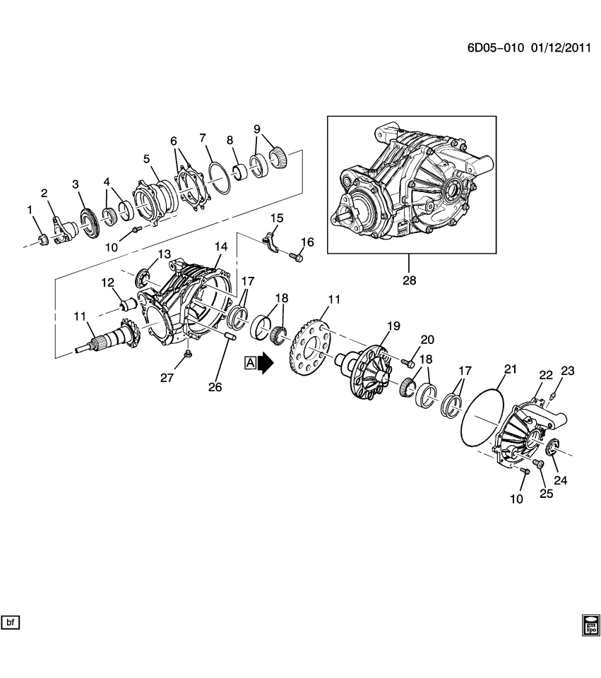GM 89058616 Bolt/Screw, Differential Oil Trough