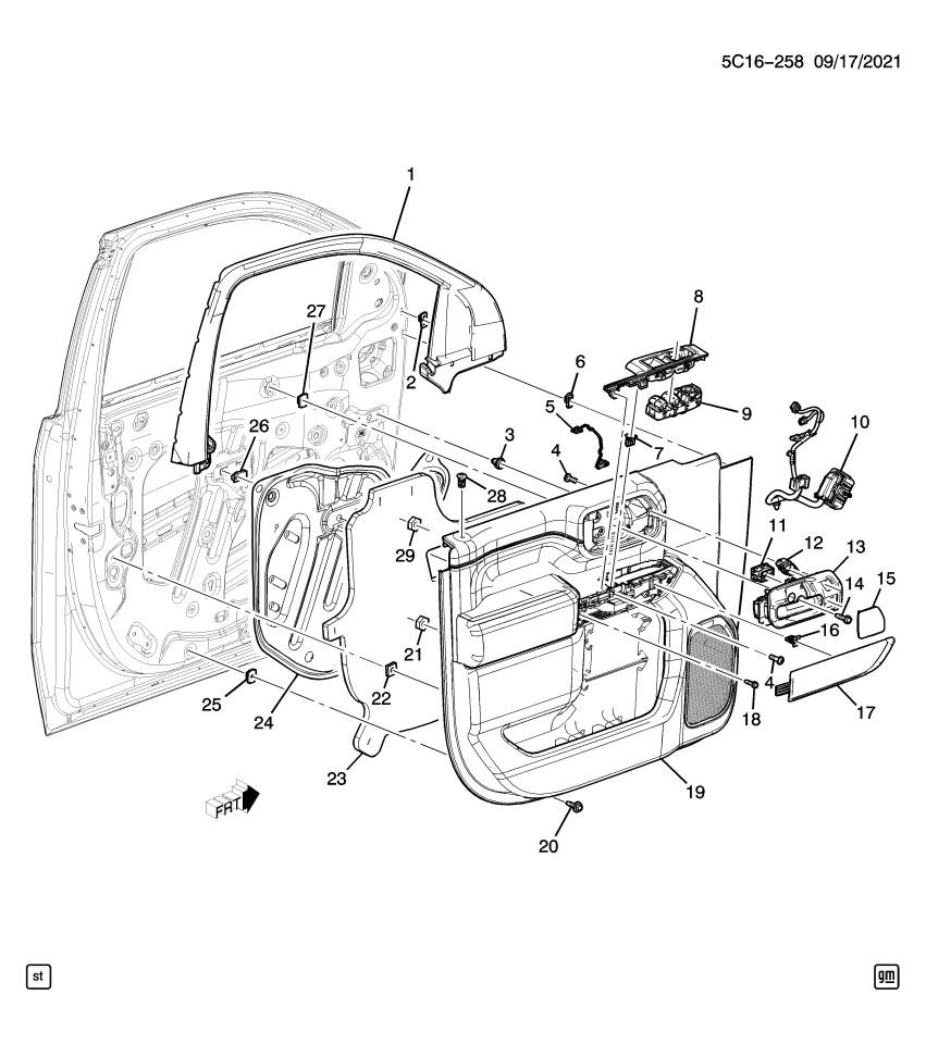 GM 84701577 Memory Switch