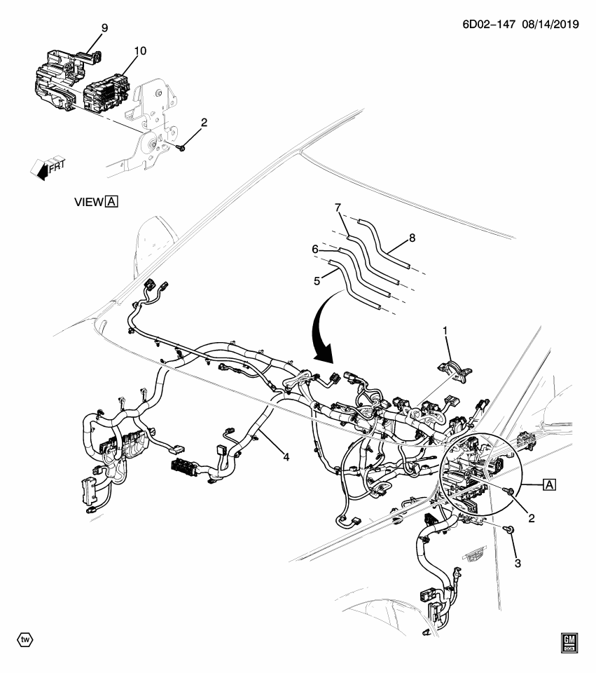 GM 84542744 BRACKET ASM-PASS COMPT FUSE BLK