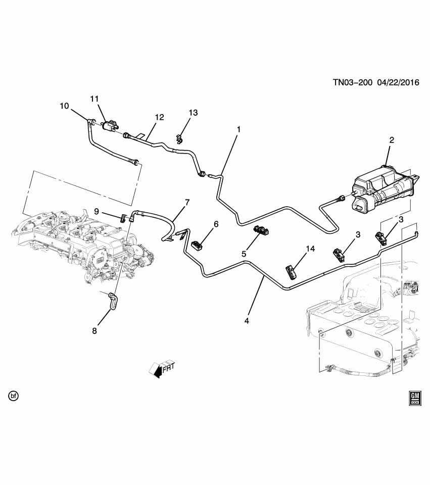 GM 11548153 Retainer