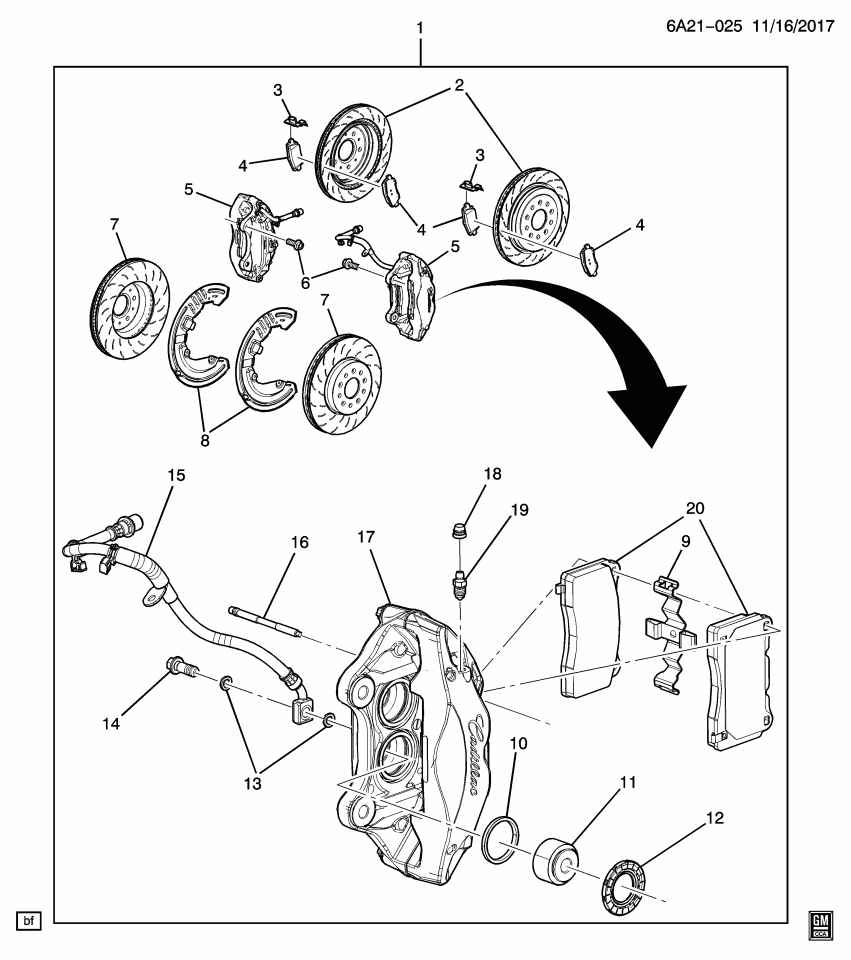 GM 23497384 Caliper Asm-Front Brake