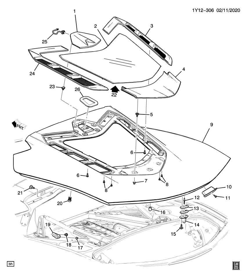 GM 11603470 Applique Panel Stud