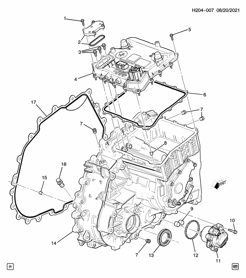 GM 24050174 PUMP ASM-A/TRNS AUX FLUID