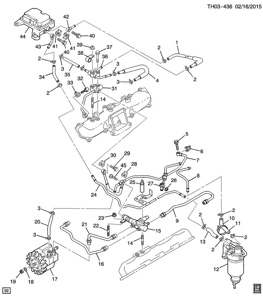 GM 94010605 Stud, Fuel Injector Retainer