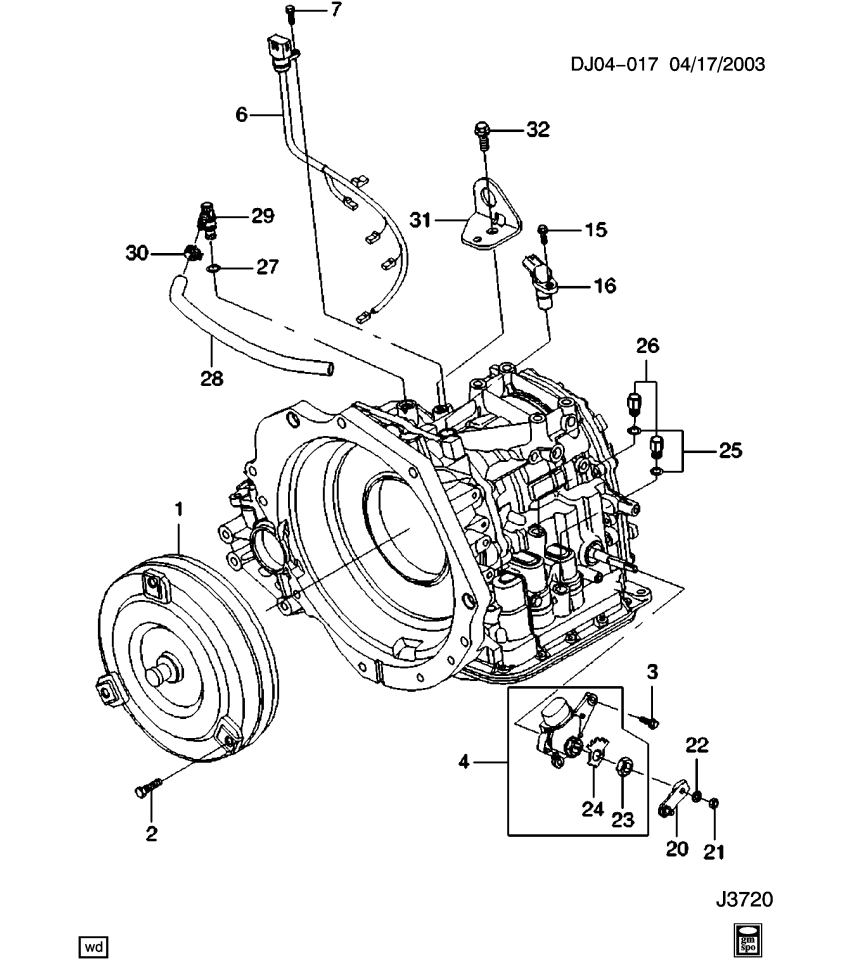 GM 93741425 Eye, Trans Lifting