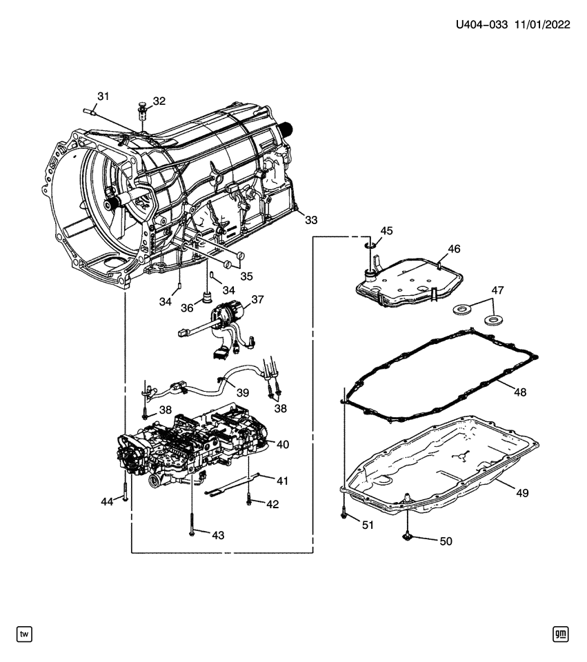GM 24259218 Seal Asm-Clutch Housing Fluid Passage